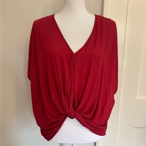 Deep Red Blouse by Lush